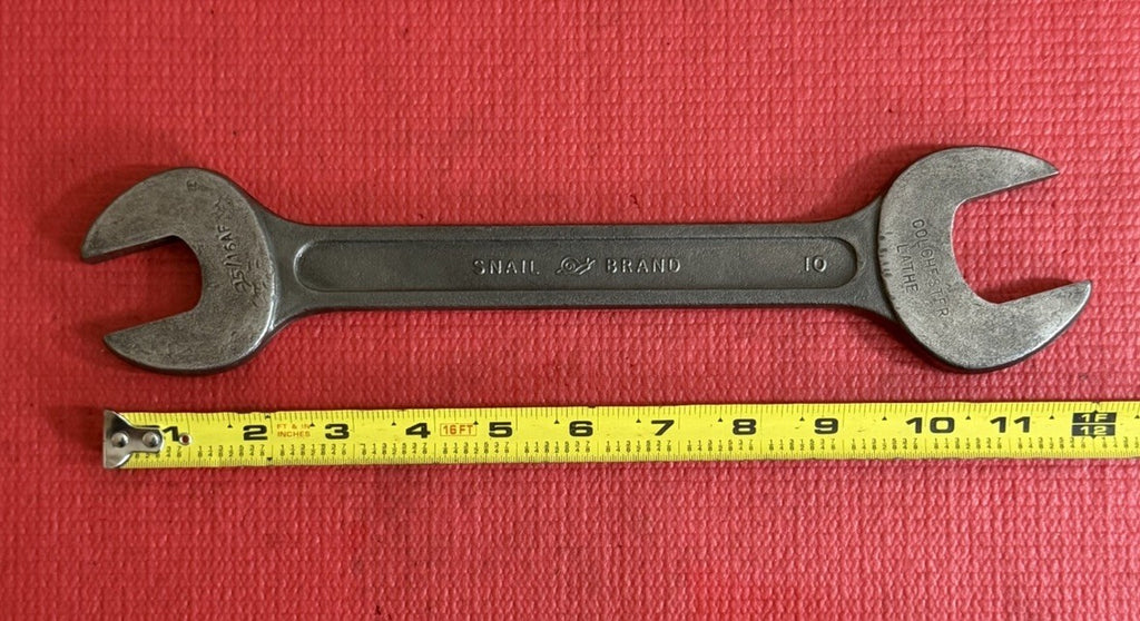 Snail Brand 131AF Open End Wrench  15/16” X 1-5/16” Colchester Lathe ENGLAND