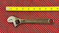 Vintage Indestro Super 3587  8” Adjustable Wrench Forged Alloy Steel USA Made N8