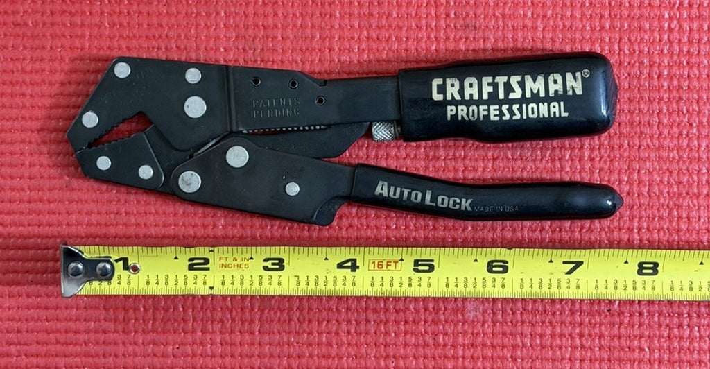 Vintage Craftsman Professional 45307 Auto Lock Pliers Made in USA  Excellent!!!