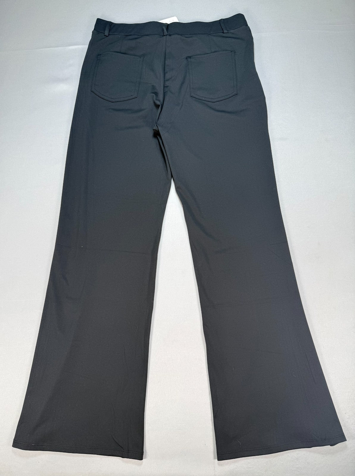 Dlooda Flare Wide Leg Yoga Pants Womens XL Black Stretch Work Office Trousers