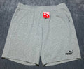 NWT Puma ESS Jersey Shorts Men's 2XL Gray Elastic Waist Drawstring Lightweight