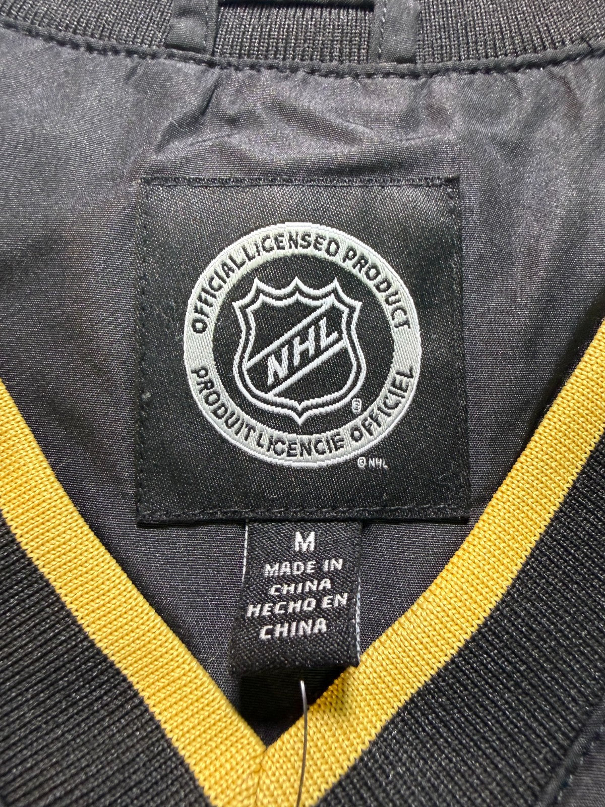 NHL Las Vegas Golden Knights Officially-Licensed Jersey Men's Medium Black/Gold