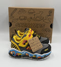 NEW Sketchers Vroom Sneakers Toddler Boys Size 5 Gray Yellow Construction Trucks