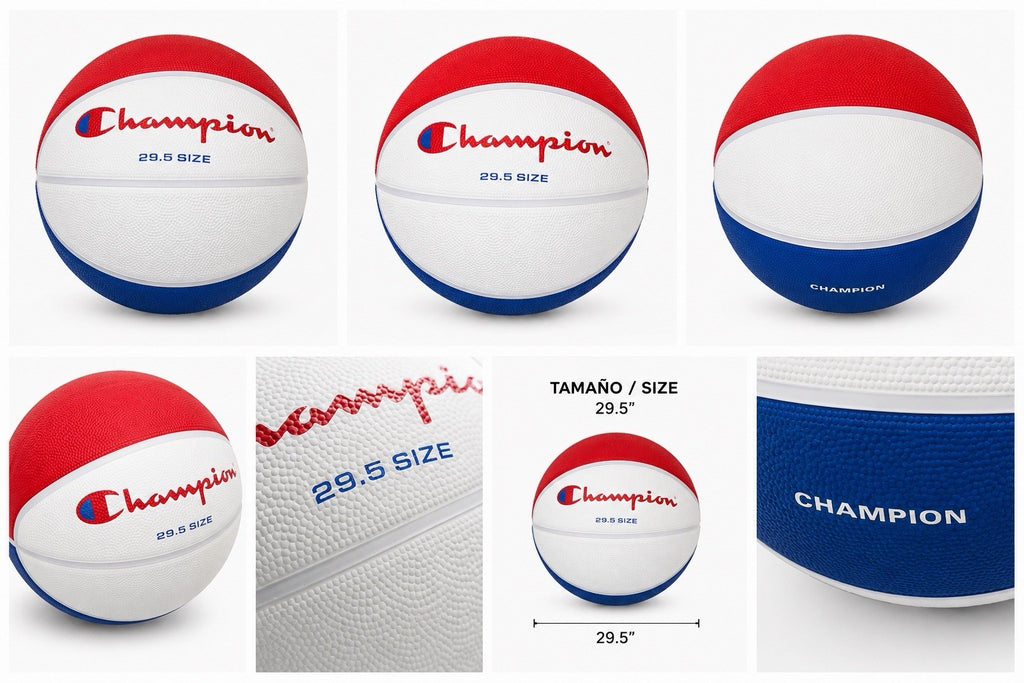New Champion Downtown Series Basketball 29.5" Red White Blue Outdoor - Size 6