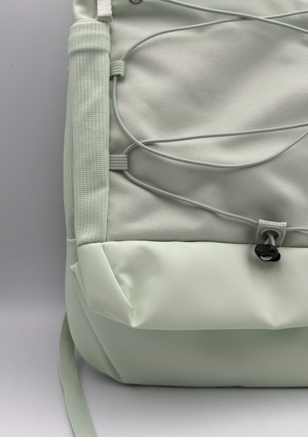 All In Motion Sporty 19" Backpack Mint Green Bungee Cord Laptop School Book bag