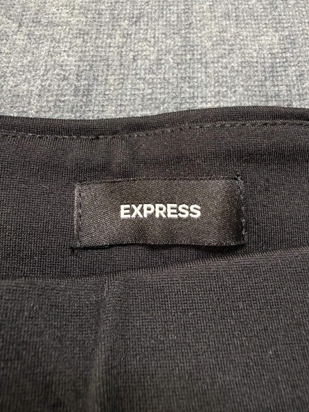 NWT Express Ponte Pants Women's XL Black Straight Leg Casual Wear Preppy Pull-On