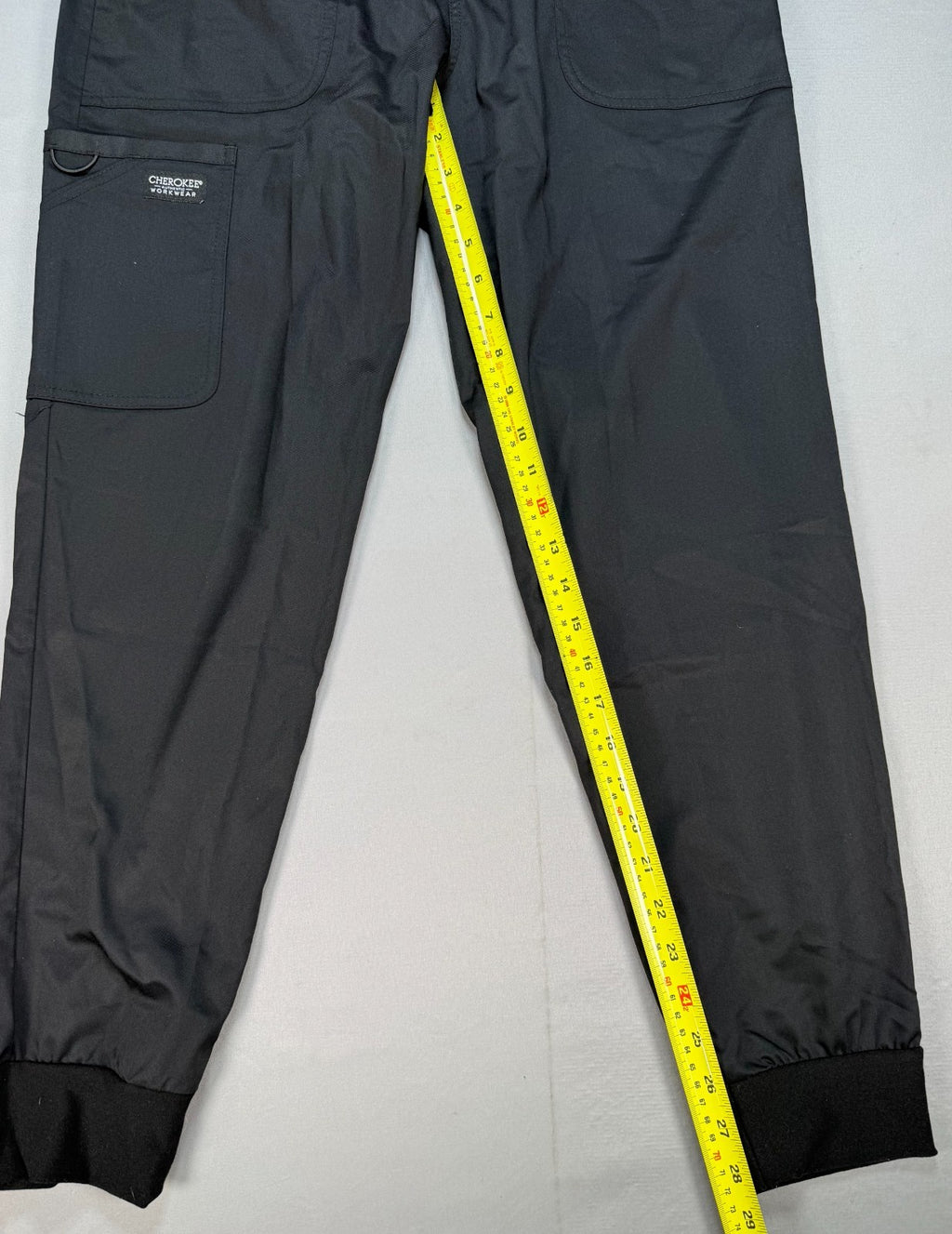 Cherokee Revolution Scrub Pants Women's Medium Black Drawstring Elastic Waist
