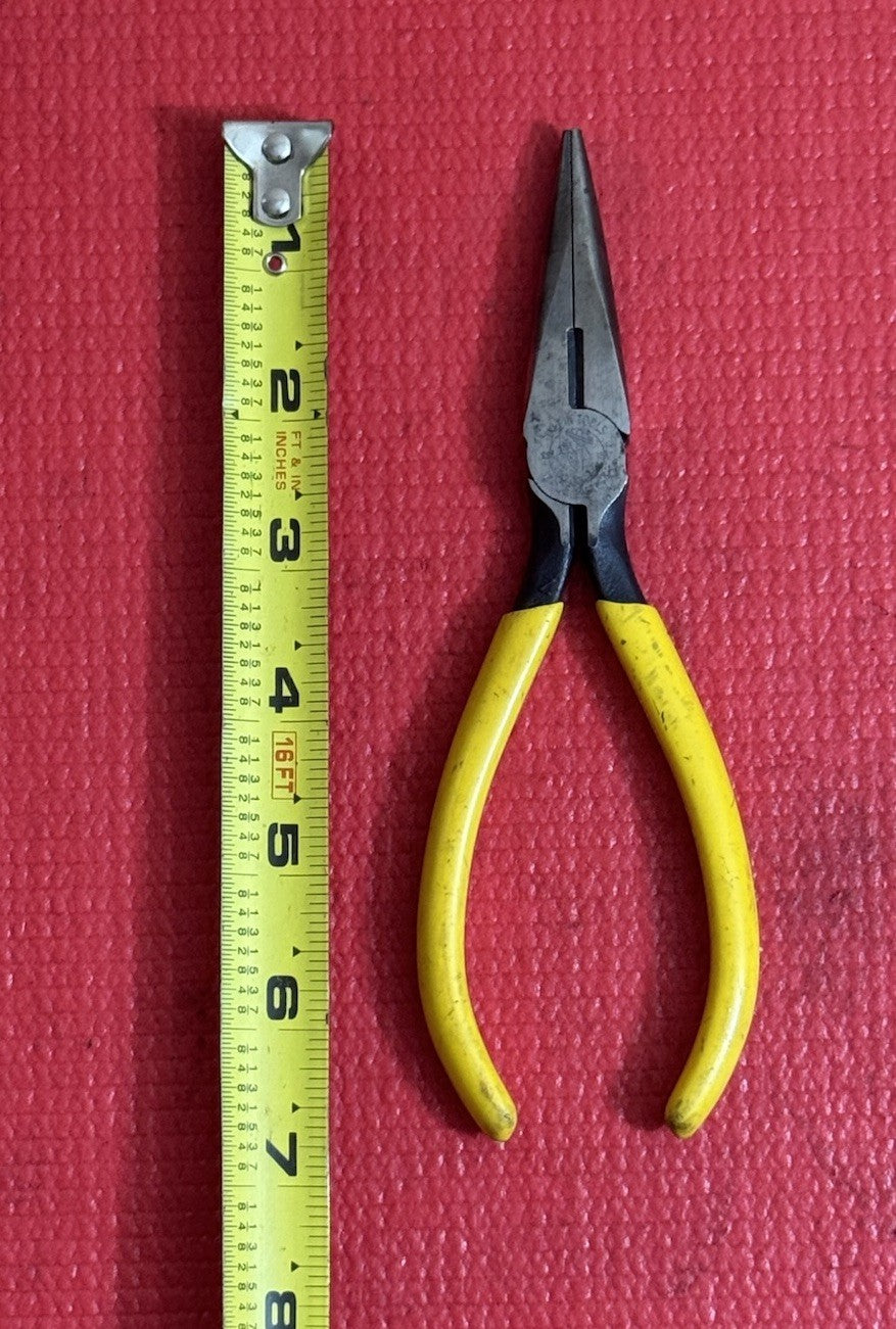 Klein Tools D203-6  6” Side Cutting Long Nose Pliers Made In USA