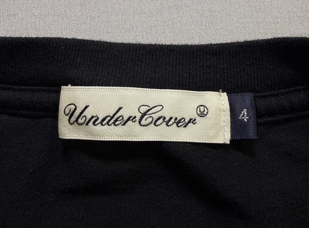 NWT Undercover Propaganda Graphic T-Shirt Men's 4 Black Short Sleeve Pullover