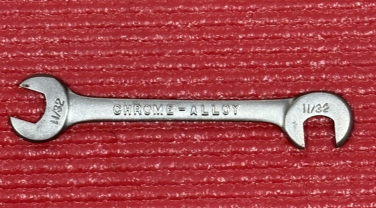 VTG Williams "Superrench" Chrome Alloy 1122, SAE 11/32" Angle Wrench Made in USA
