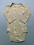 NWT Carter's 3-Piece Outfit Set Baby Girls 18 Months Taupe Long Sleeve Comfort