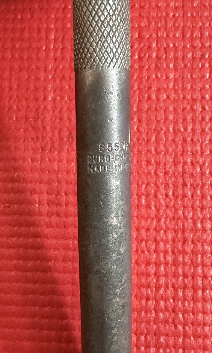 Vintage Duro-Chrome Tools No. 655DK 1/2” Drive Breaker Bar Made In USA Rare