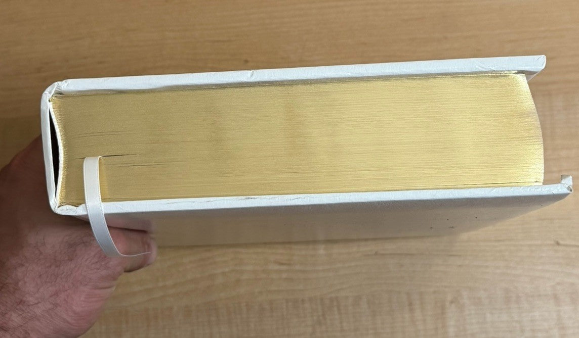 Santa Biblia The Holy Bible Spanish (2007) RVR Edición Especial WHITE/GOLD NEW