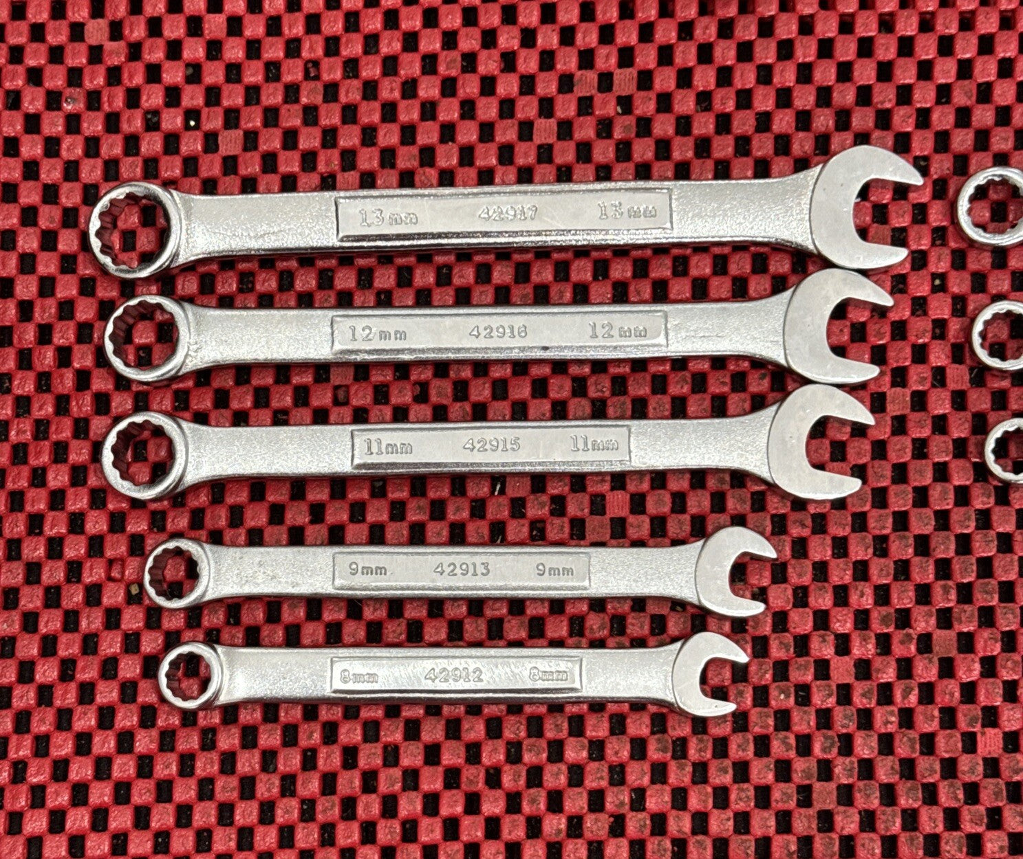 CRAFTSMAN NEW LOT OF 8 METRIC SAE COMBINATION WRENCHES LOT OF 8 NEW