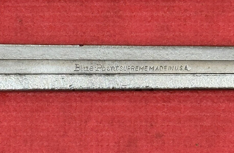 Vintage Blue-Point Tools S-2428 Open End Wrench 3/4" x 7/8" 10" Made In USA