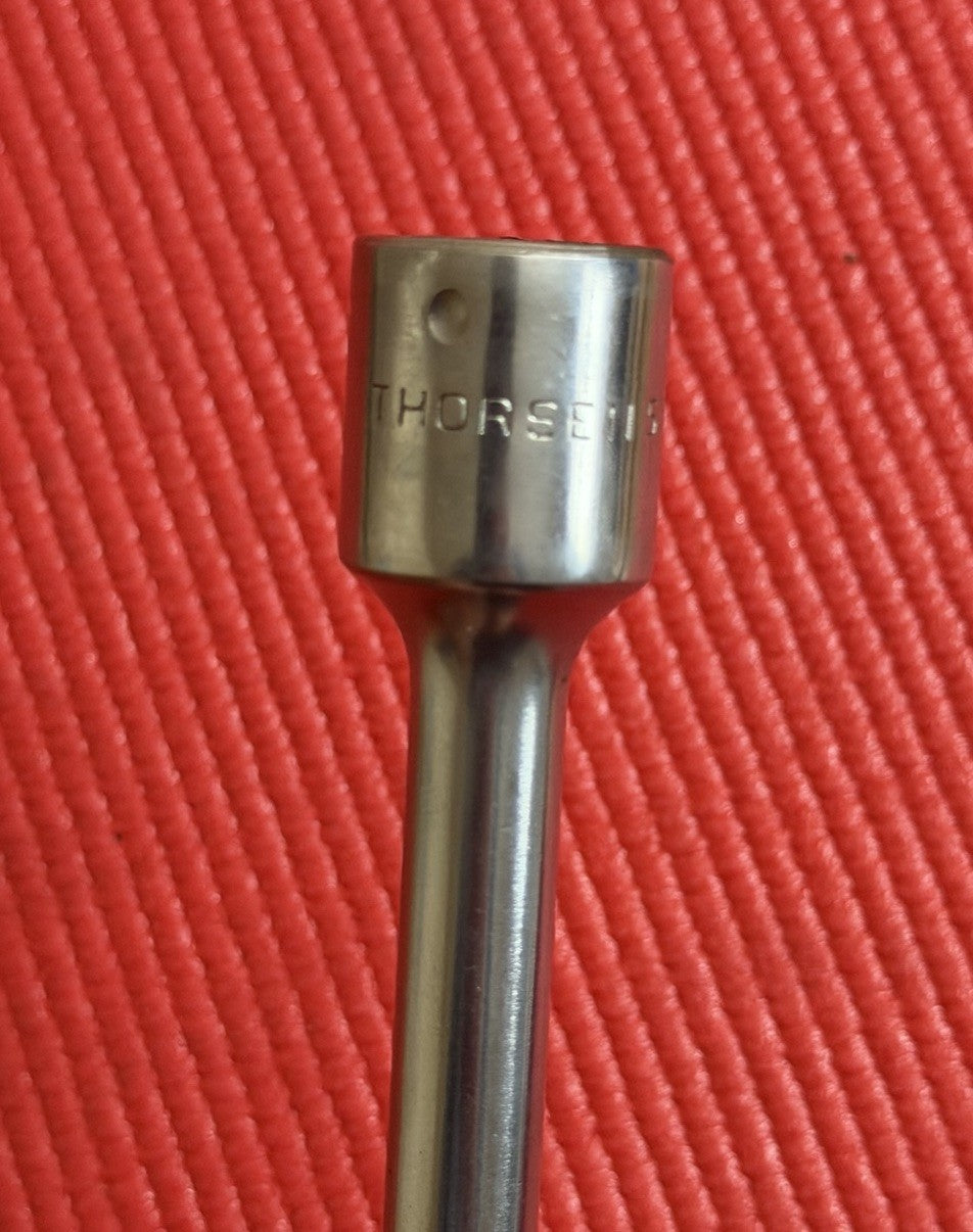 Vintage Thorsen Tools No. 57  10" Chrome Extension 1/2" Drive Made In USA