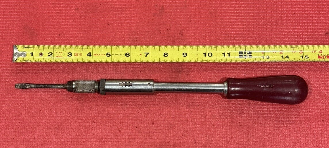 Vintage Stanley YANKEE No. 130A Spiral Ratchet Screwdriver NICE Made in USA