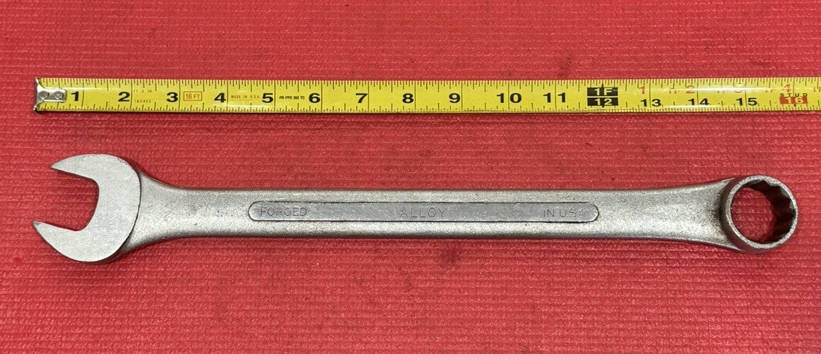S-k Lectrolite C-36  1-1/8” SAE 12 Point Combination Wrench 16” Long Made In Usa