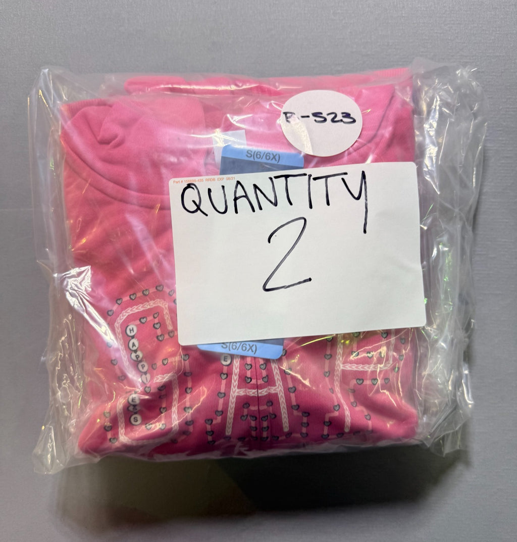 Gap Friendship Bracelet Design Full Zip Hoodie Girls Small (6/6X) Pink Preppy