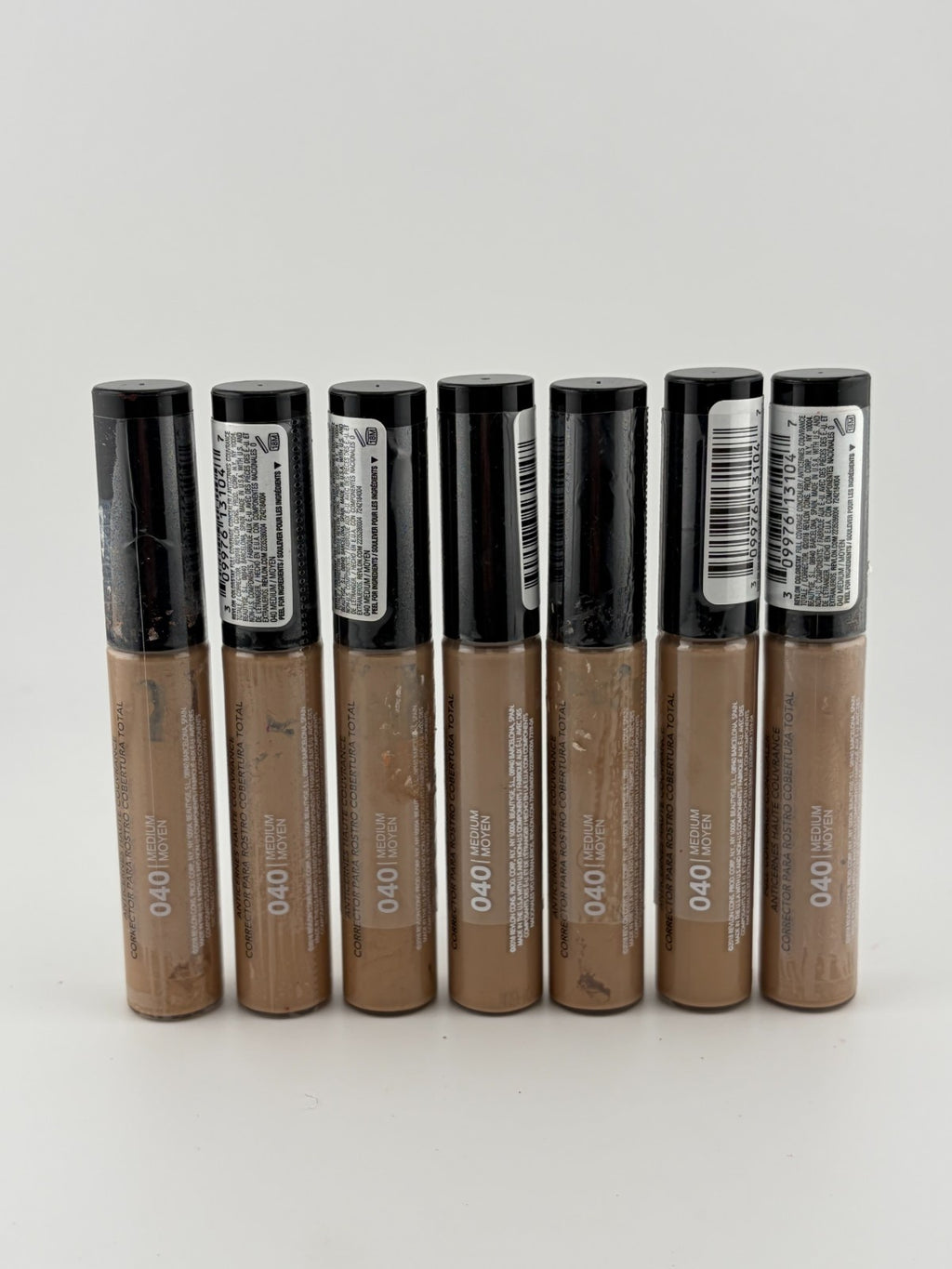 Revlon ColorStay Full Coverage Concealer Makeup 18M 040 Medium Deep - Set of 7