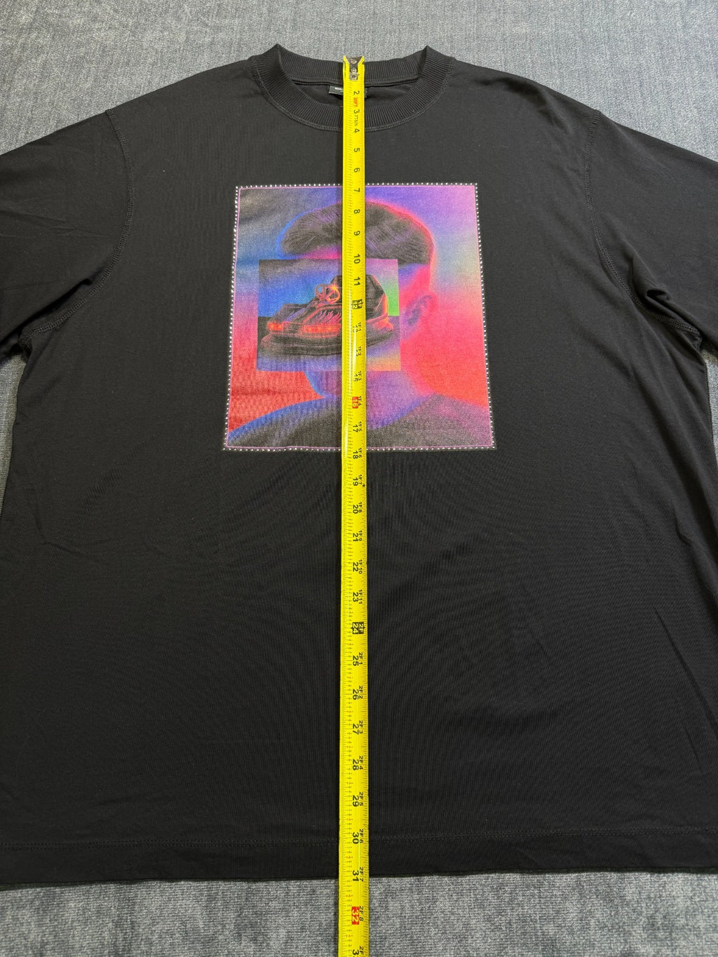 Marcelo Burlon County of Milan Bumper Car T-Shirt Men's Large Black Cotton