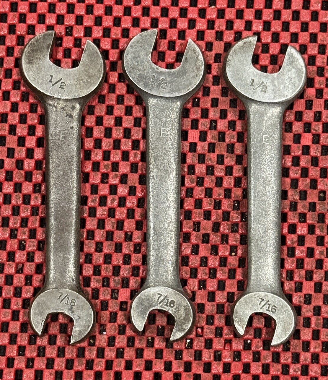 Vintage Billings Tools 725A Open End Wrench 3 Pc Lot Made In Usa N5