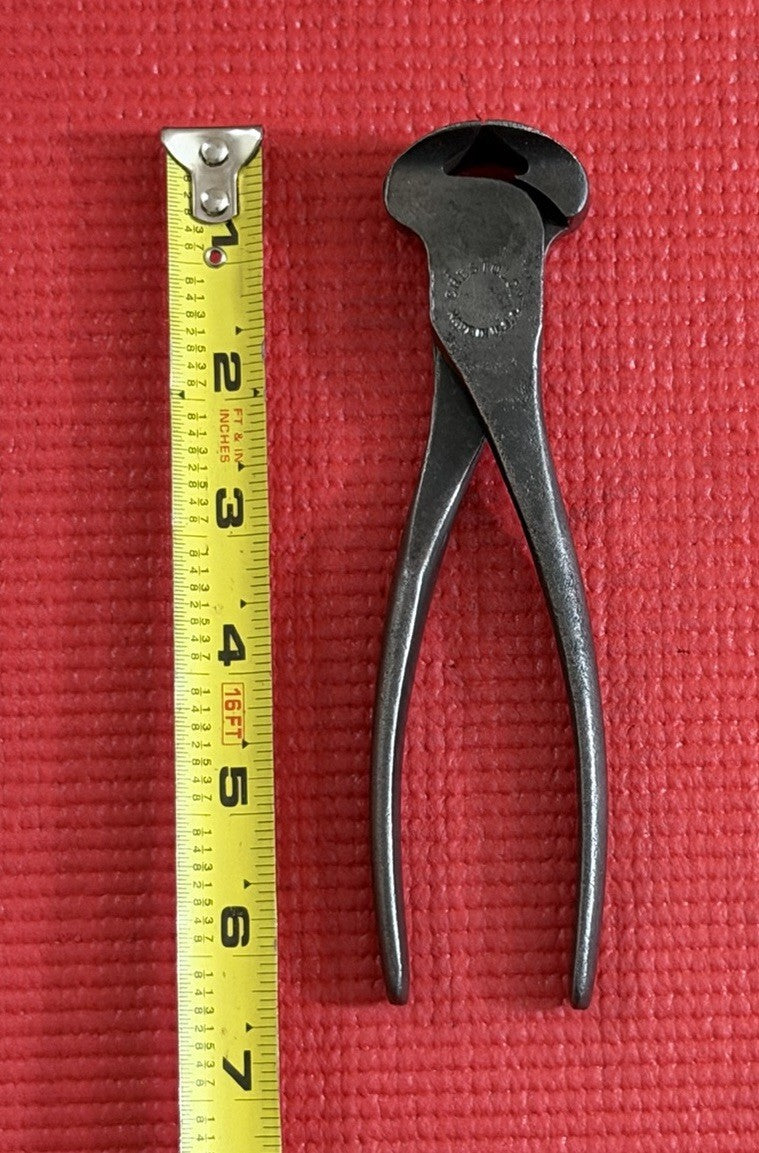 Vintage Crescent Tool Co. 72 6   6” Nippers Pliers Crestoloy Jamestown N.Y. USA