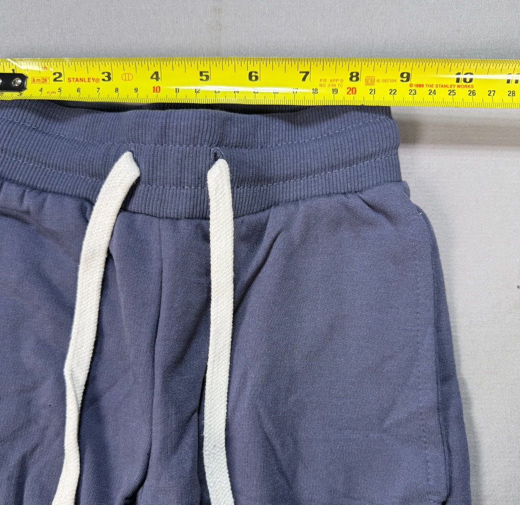 Kids Navy Blue Cargo Pockets Jogger Pants Size XS Drawstring Sweatpants