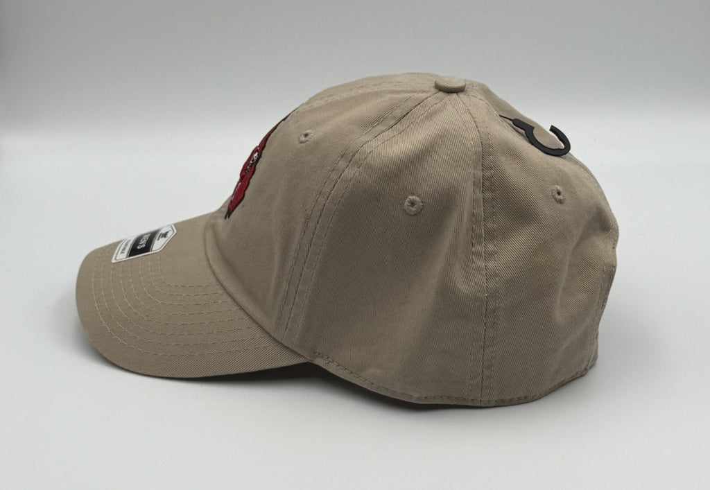 Georgia Bulldogs Fan Favorite '47 Brand Mascot Khaki Relaxed-Fit Hat Cap NEW