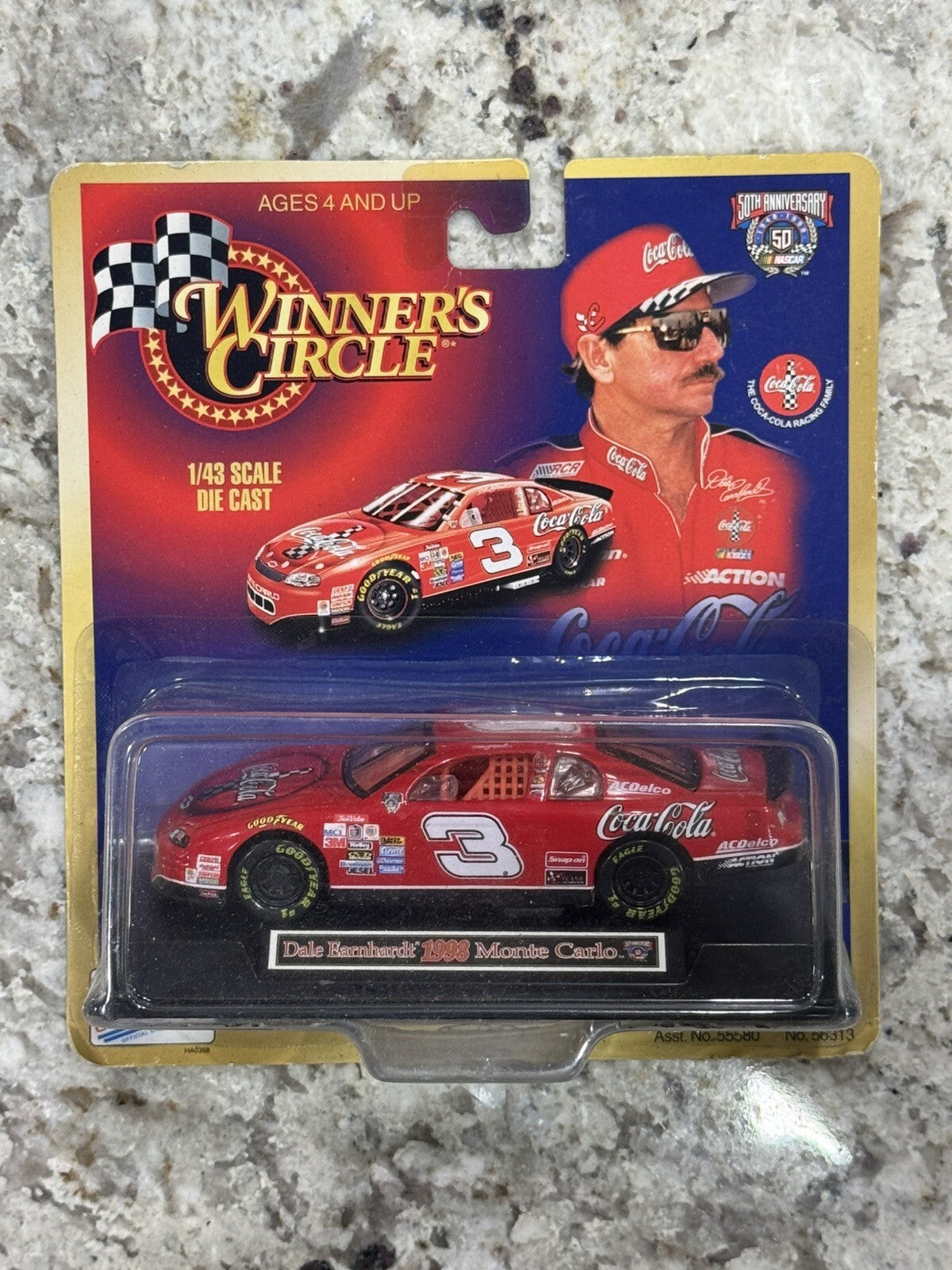 1998 Winners Circle Dale Earnhardt SR diecast 1/43 coca cola  Monte Carlo Japan