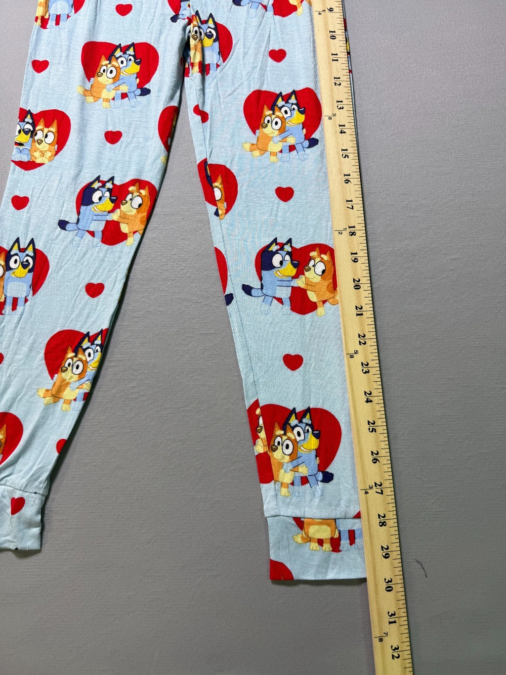 Bluey Character Valentine's Day 2-Piece Pajama Set Unisex Toddler 8 Multicolor