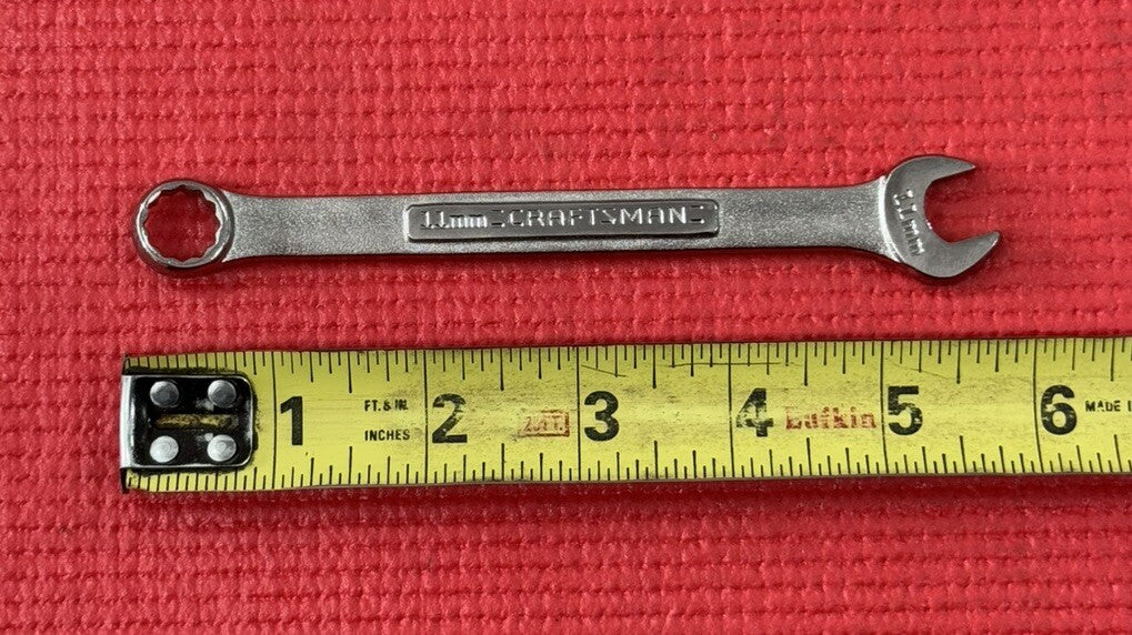 Vintage Craftsman NEW VA 42915 Metric 11mm Combination Wrench 12 Pt  Made In USA