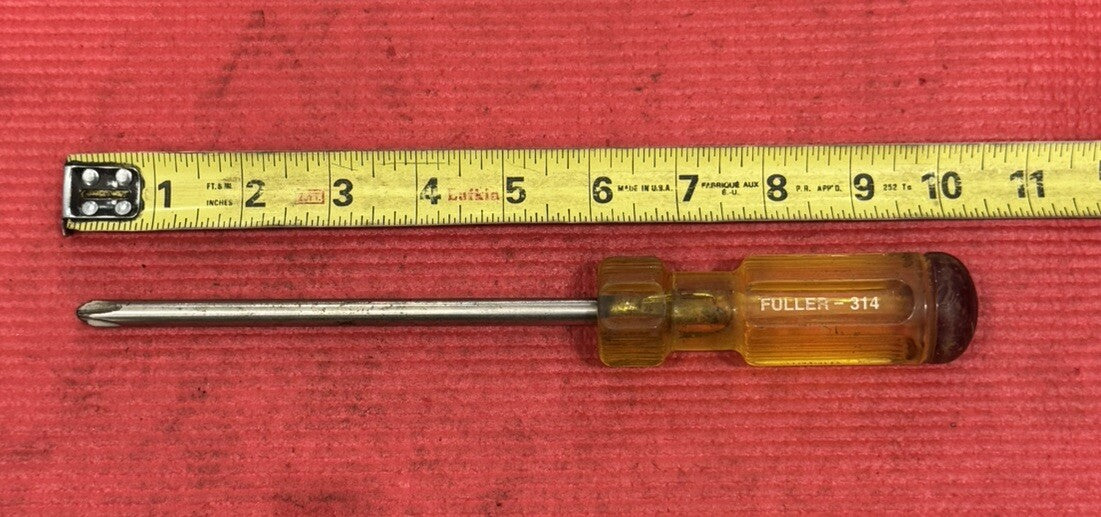 Vintage Fuller USA Screwdrivers 314 Phillips EUC Very Rare