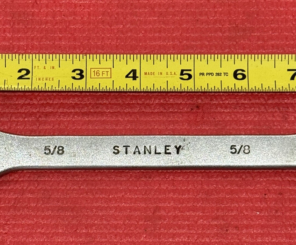 Vintage Stanley 86-837, SAE 5/8" Combination Wrench 12 Point Made in USA