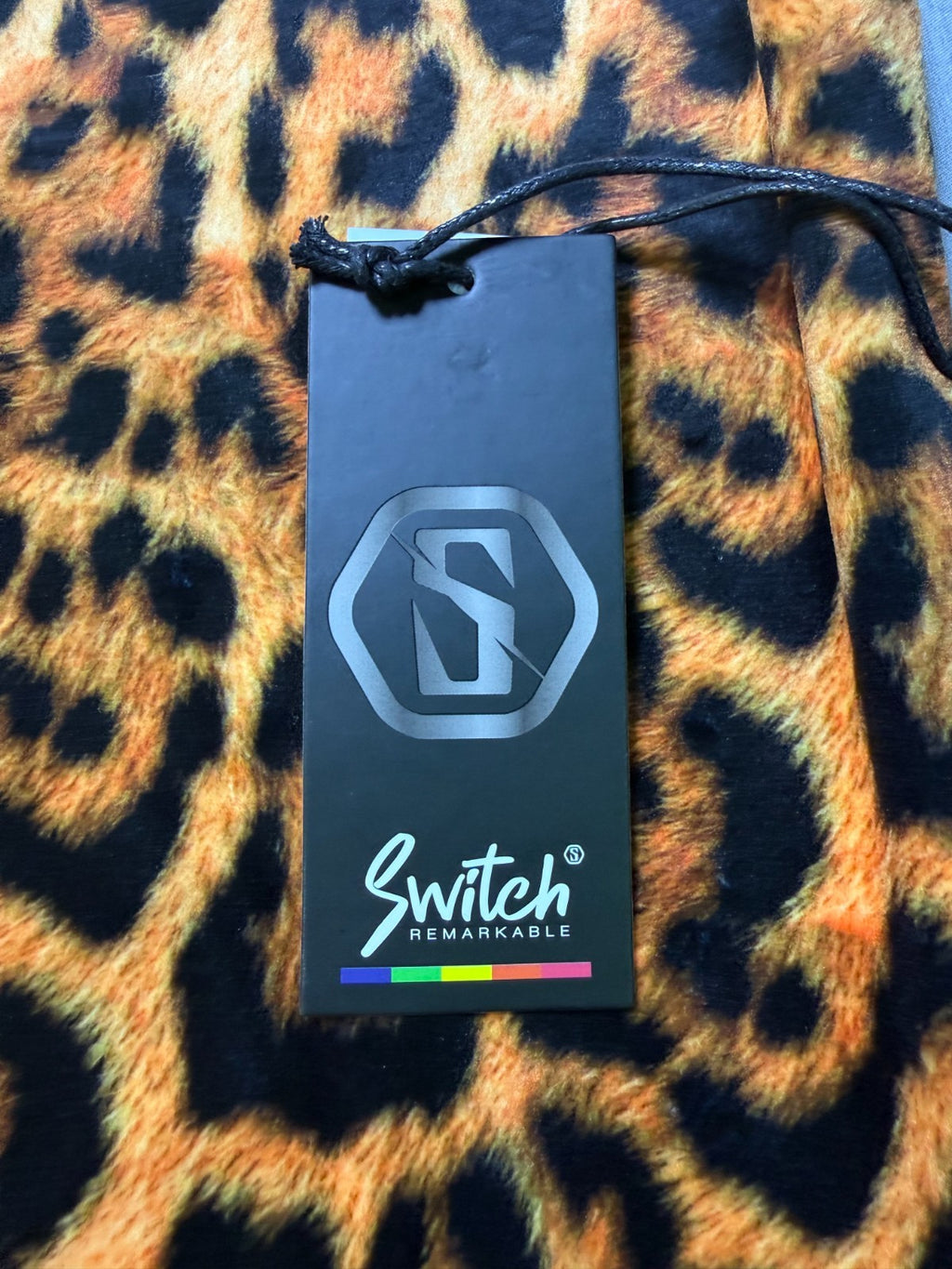 NWT Switch Remarkable Kings Leopard Print Crew Neck Sweatshirt Women's 2X Timber