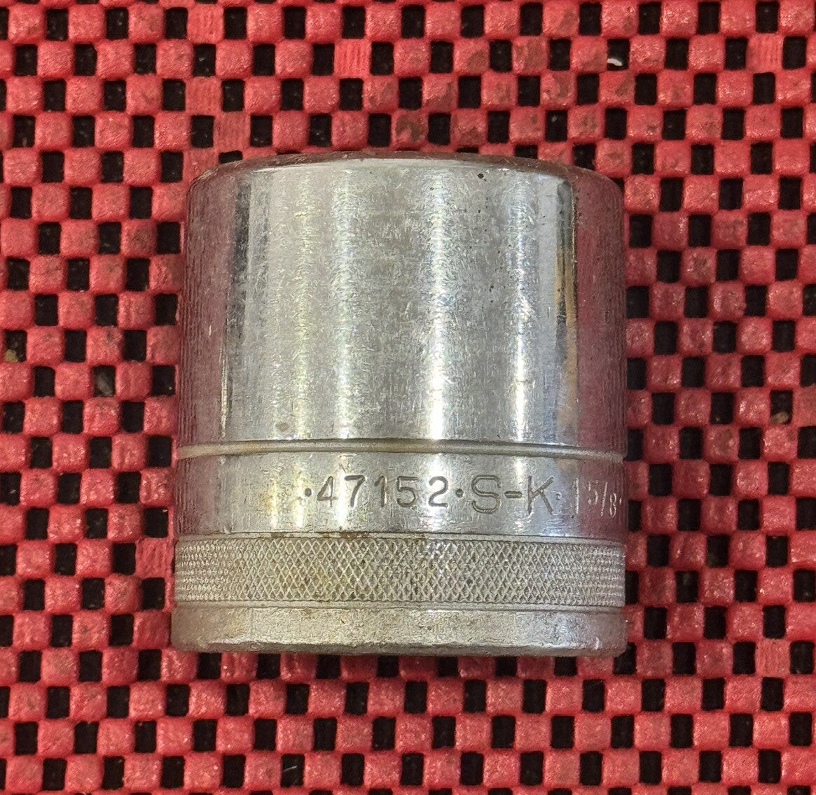 S-K  Tools  47152  1-5/8” USA 3/4" Drive  12 Point Knurled Socket USA SK M2