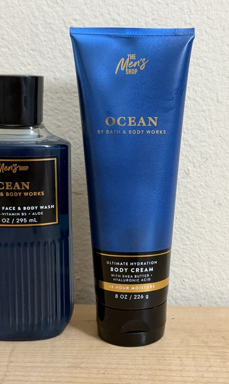 BATH AND BODY WORKS Ocean THE MEN’S SHOP Collection Body Cream And 3-In-1 Wash