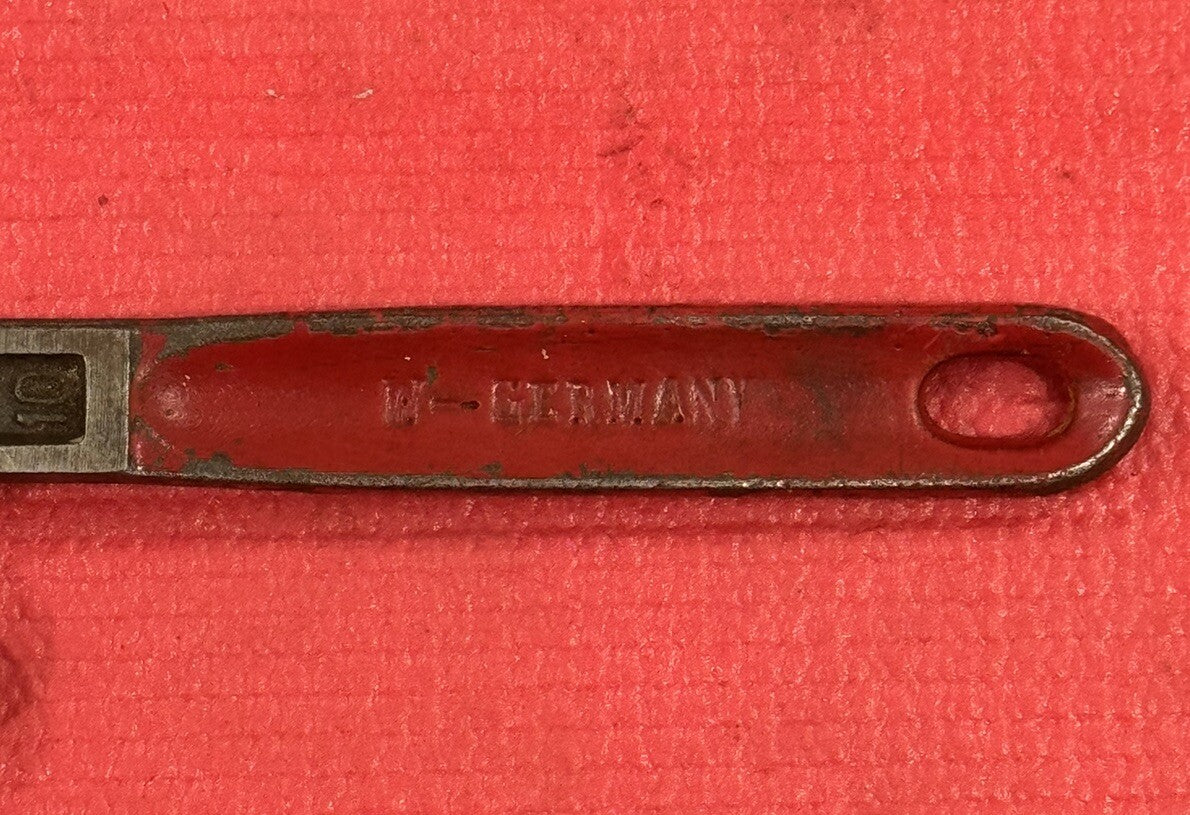 Vintage RARE W Germany Pipe Wrench 10” Inch Long RED GUARANTEED