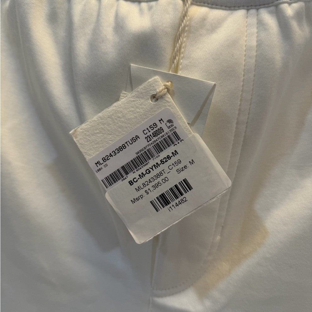 Brunello Cucinelli White Athletic Men's logo Shorts