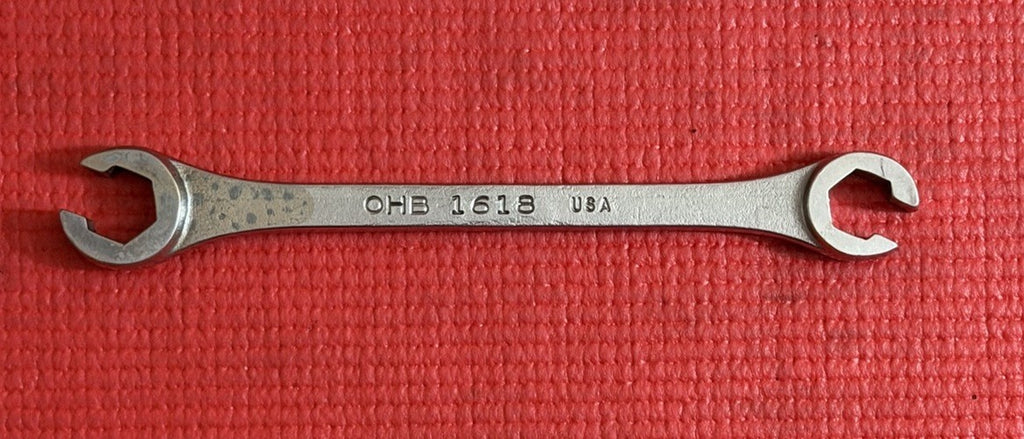 MAC Tools OHB 1618- 1/2" X 9/16" Double-Ended 6Pt Flare Nut/Line Wrench USA Made