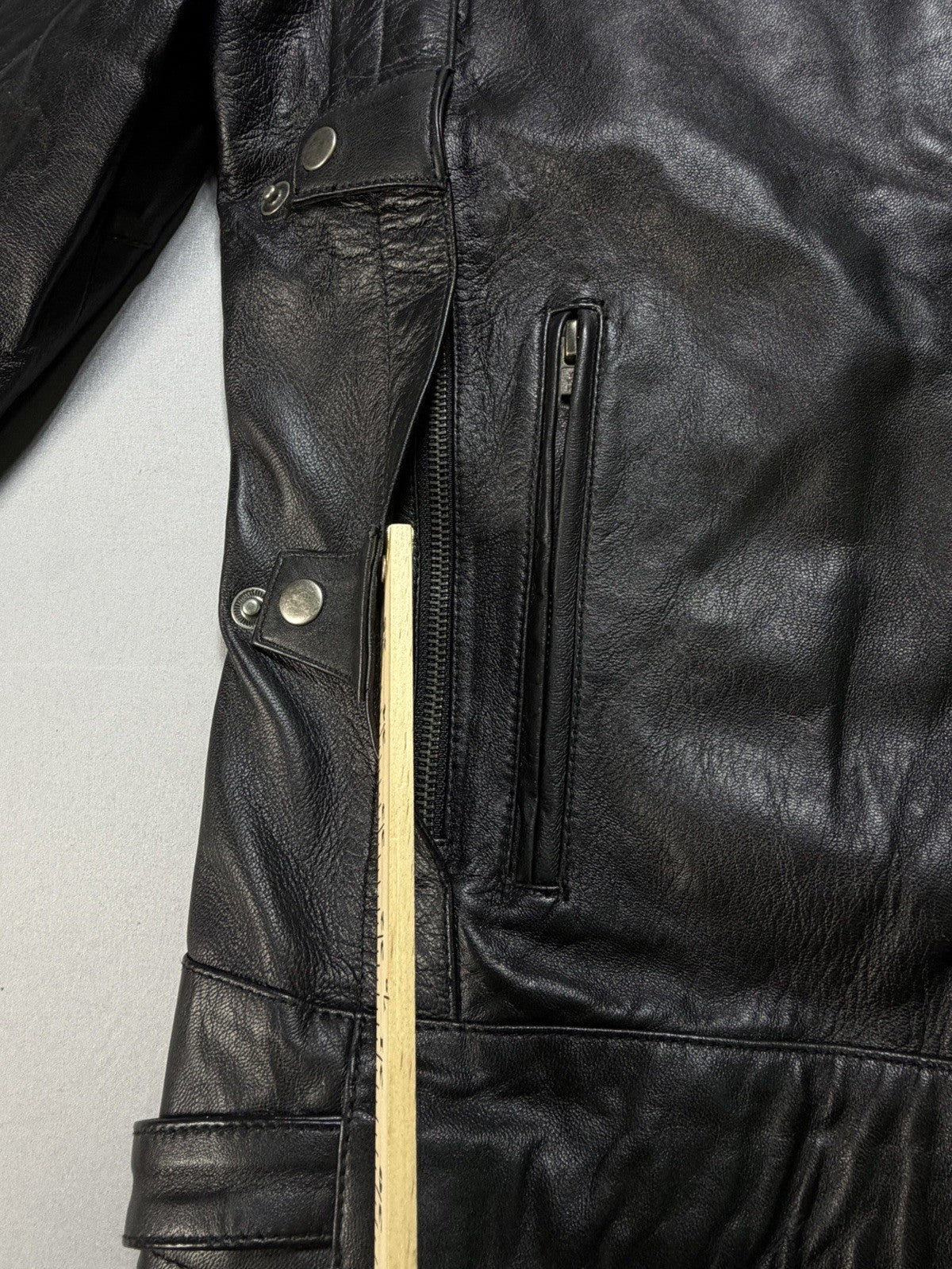 Real Leather Harley Davidson Men's XL Embroidered Motorcycle Biker Jacket