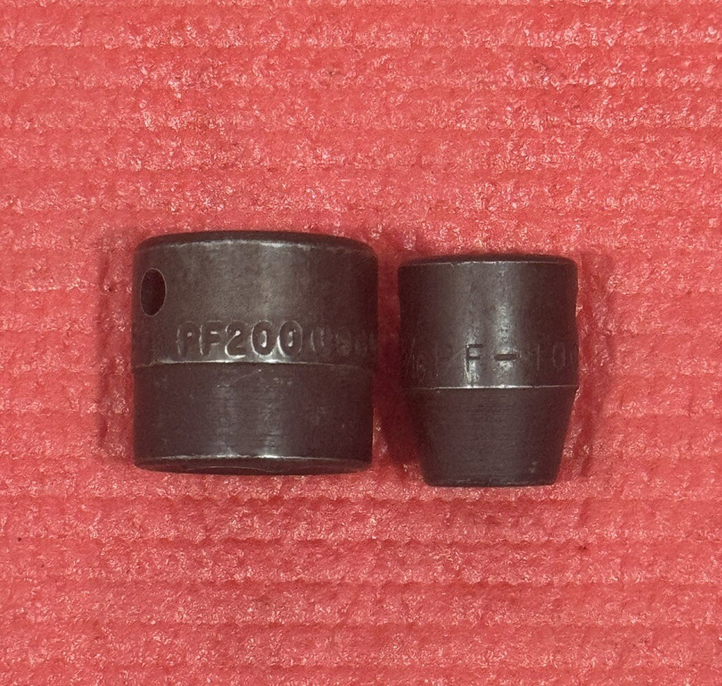 Snap-On Tools 2 PC Set PF100 & PF200, 3/8" Drive SAE 6PT Shallow Socket USA