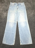 NWT Aeropostale High-Rise Wide-Leg Jeans Women's 12 Blue Medium Wash 5-Pockets