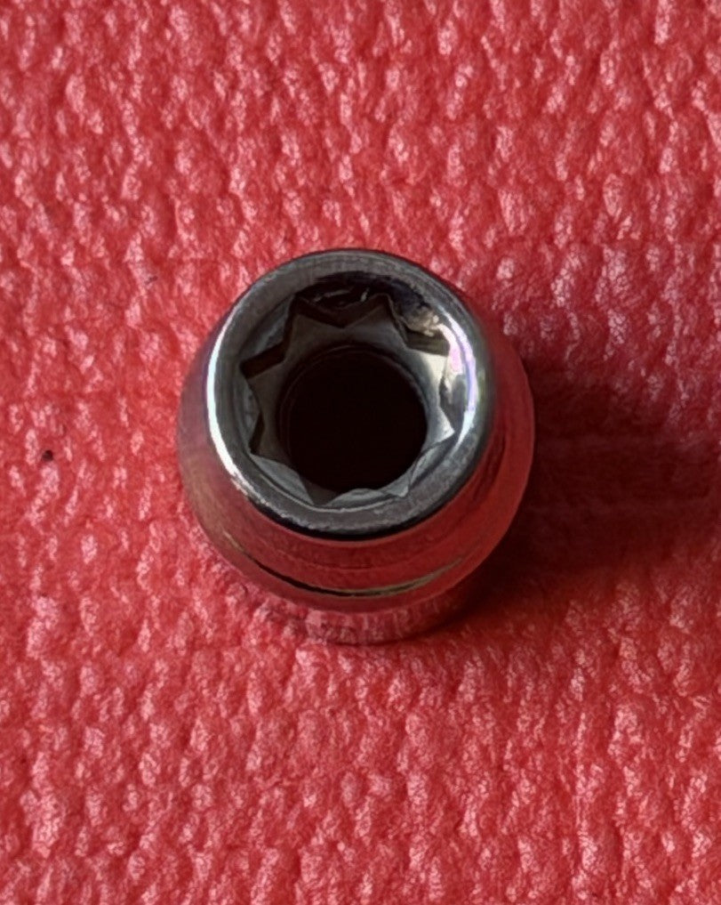 MATCO TOOLS C128B, 1/2" Drive 3/8" INVERTED STAR SOCKET Made in USA NEW