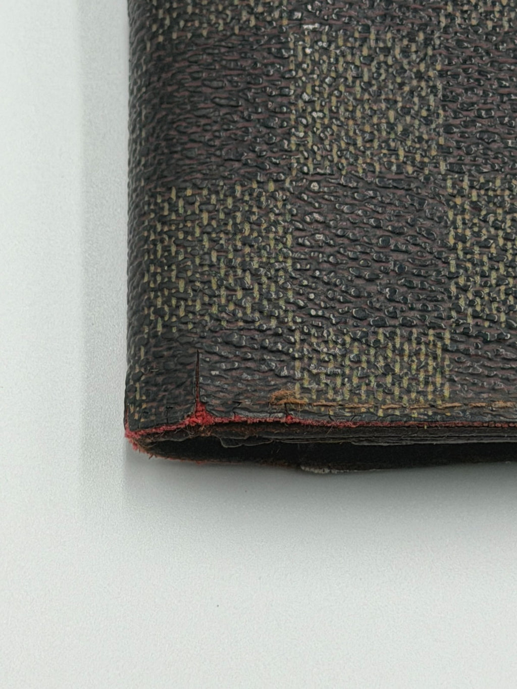 Authentic Louis Vuitton Vintage Brazza Wallet Men's Brown Damier Graphite Zip
