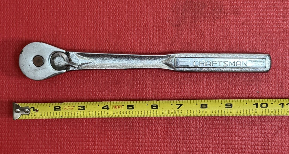 Vintage Craftsman V-44975 V Series 1/2" Ratchet With Oil Port Made In USA