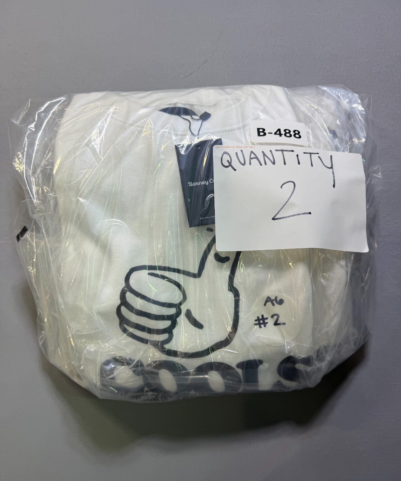 NWT B.Cools Barney If In Doubt Whip It Out Pullover Sweatshirt Men's Large White