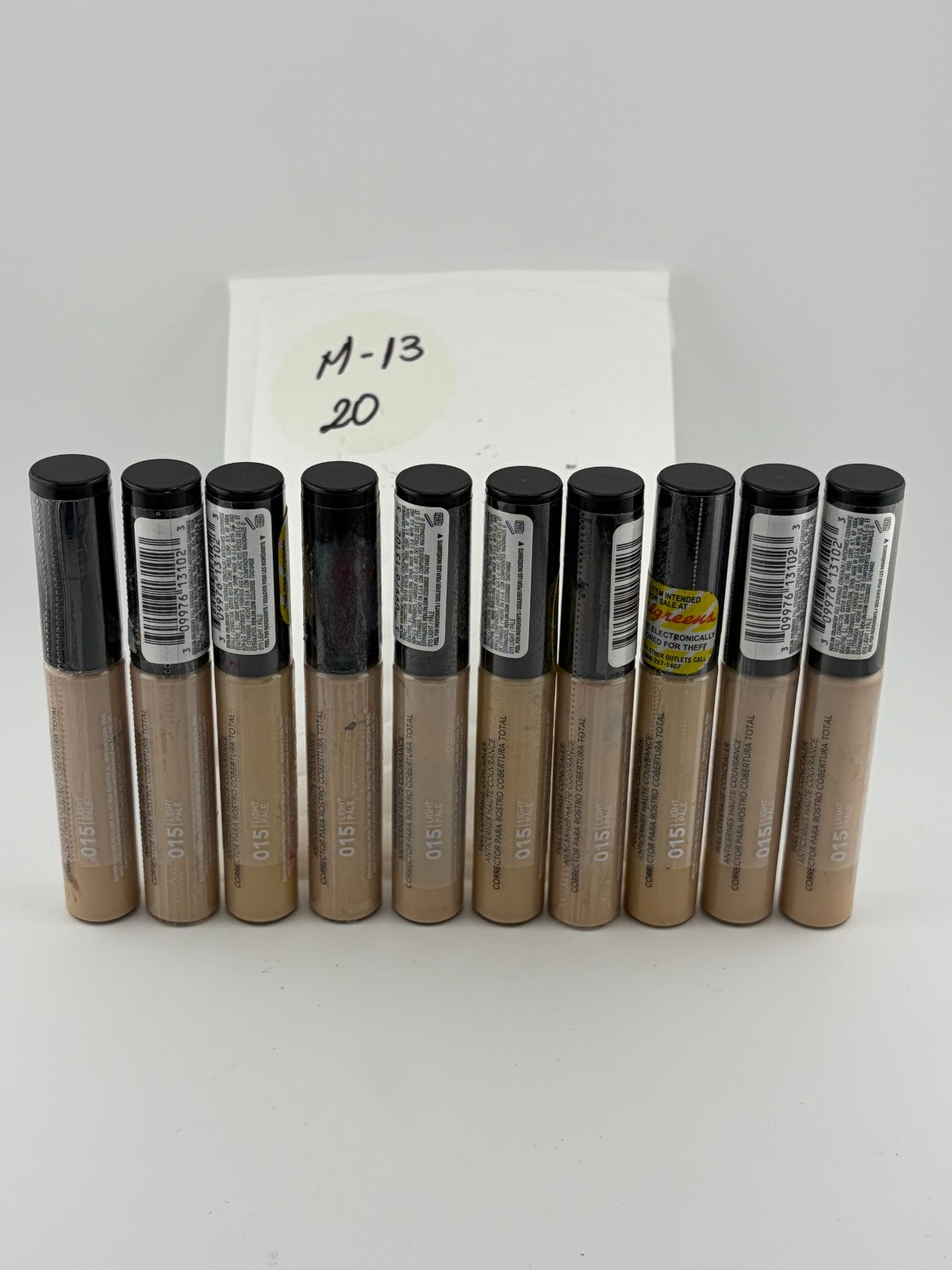 New Revlon ColorStay Full Coverage Concealer Makeup 18M 015 Light - Set of 10