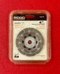 RIDGID TOOLS AWD40, 4" Diamond Cup Wheel 5/8"-11 Threaded Arbor