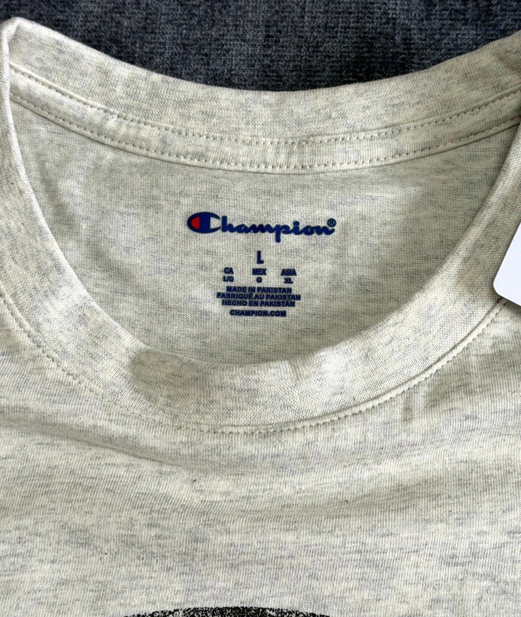 NWT Champion UCF Knight T-Shirt Men's Large Gray Crew-Neck Short Sleeve Pullover
